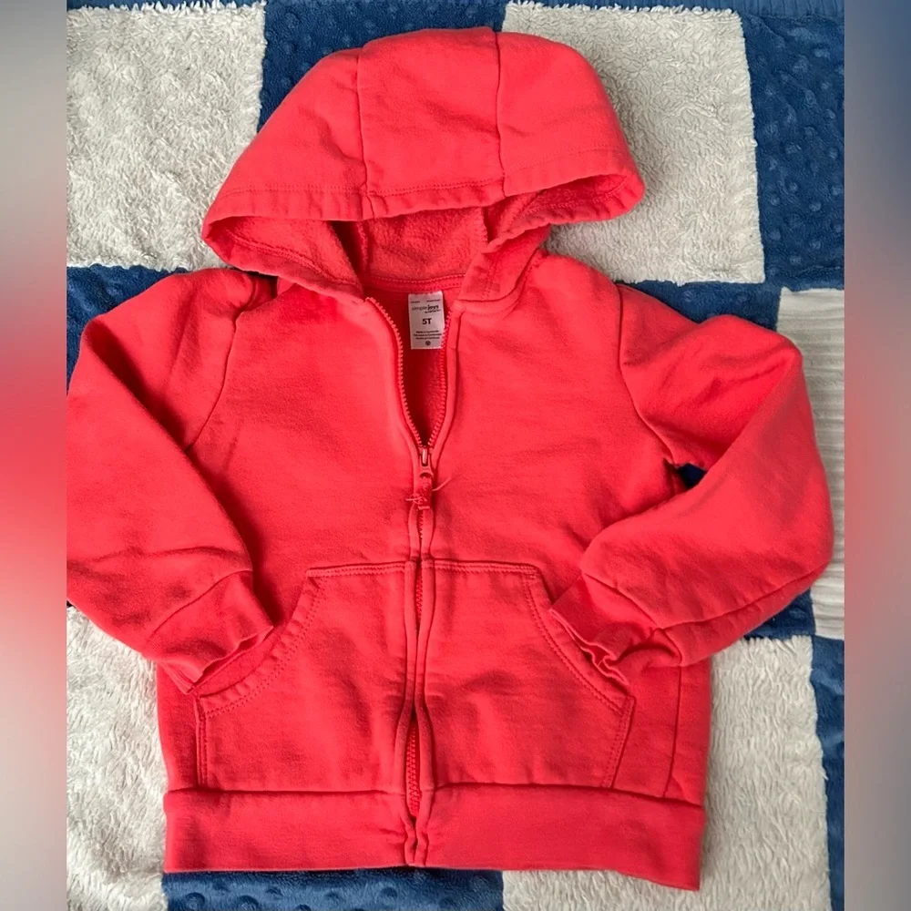 5/$20 Girls Carters Zip up Hoodie  sz 5T
